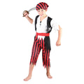 Red-Black-White - Front - Bristol Novelty Boys Pirate Costume