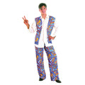 Multicoloured - Front - Bristol Novelty Mens Flower Power Hippy Man Costume