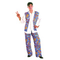Multicoloured - Front - Bristol Novelty Mens Flower Power Hippy Man Costume