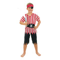 Red-Black-White - Front - Bristol Novelty Boys Jagged Pirate Costume
