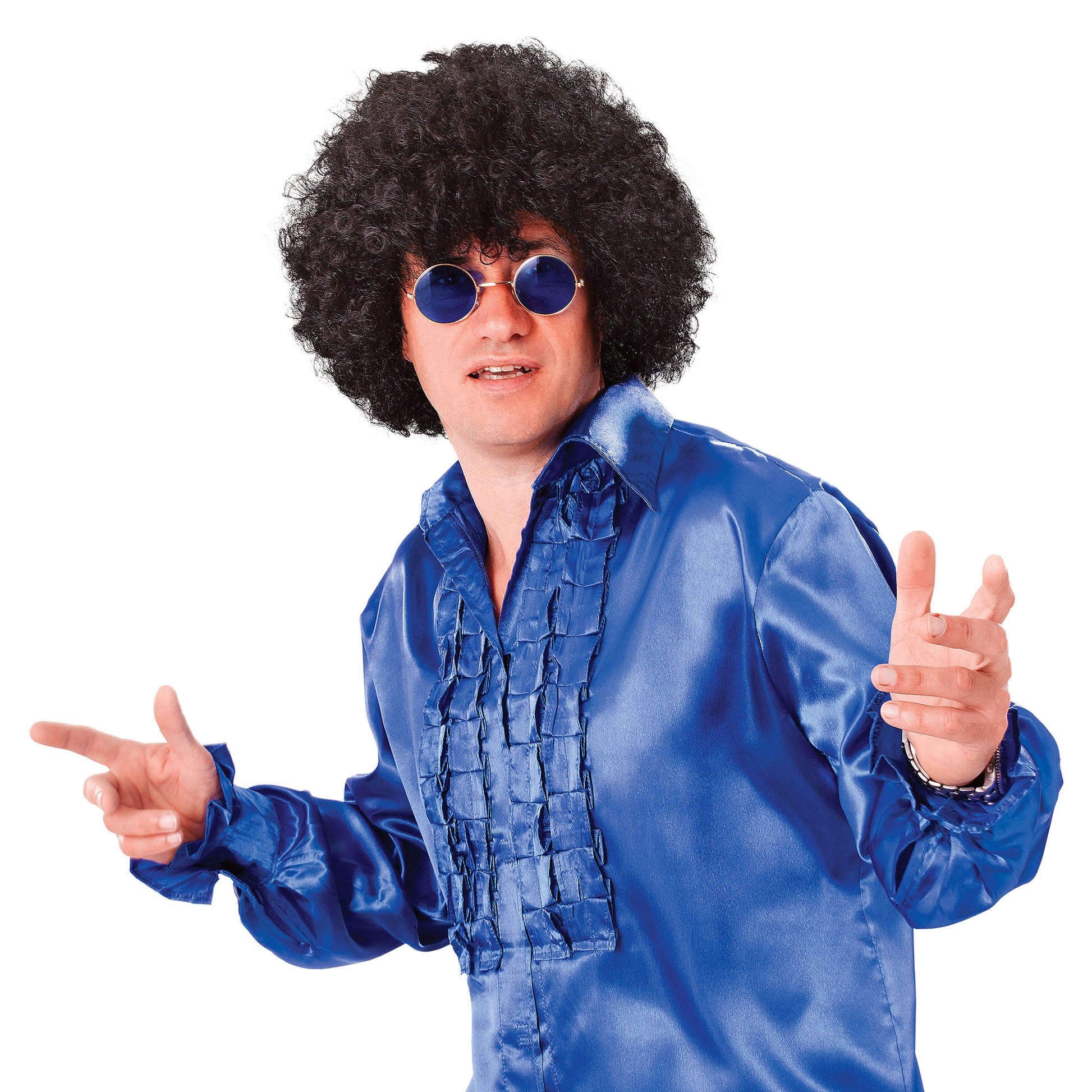 Black - Back - Bristol Novelty Unisex Adults Pop Afro Wig