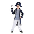 Black-White - Front - Bristol Novelty Childrens-Kids Pirate Captain Costume