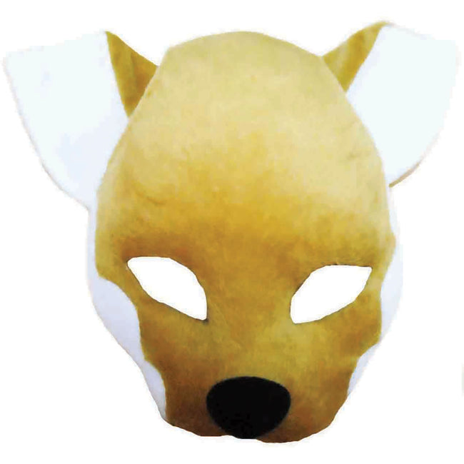 Brown-White - Front - Bristol Novelty Fox Sound Mask