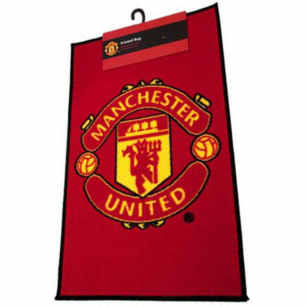 Red - Back - Manchester United FC Rug