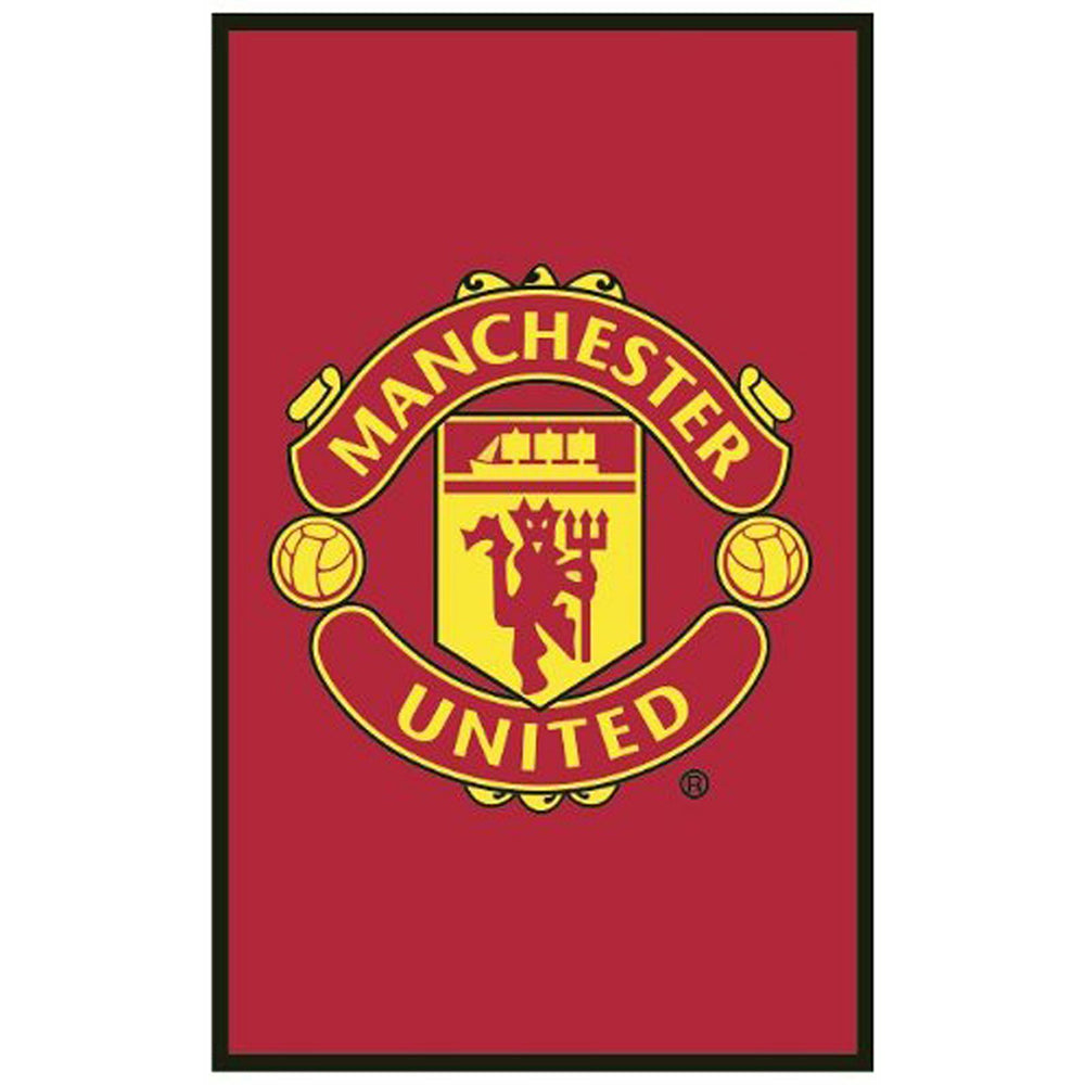 Red - Front - Manchester United FC Rug