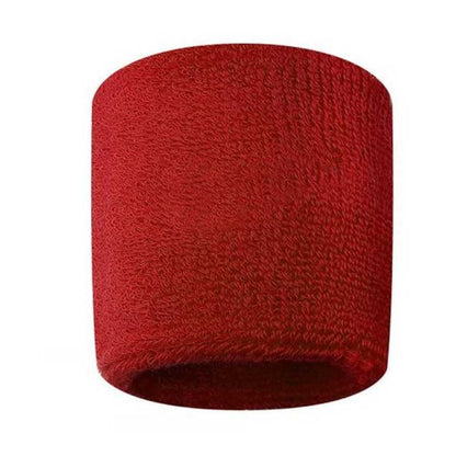 Red - Back - Nike Unisex Adults Swoosh Wristband (Set Of 2)