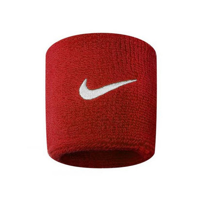 Red - Lifestyle - Nike Unisex Adults Swoosh Wristband (Set Of 2)