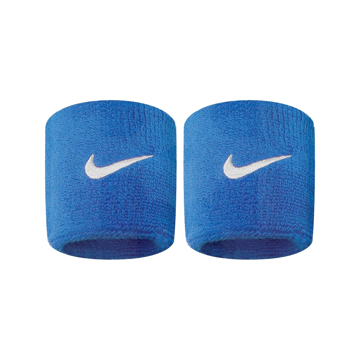 Royal Blue - Front - Nike Unisex Adults Swoosh Wristband (Set Of 2)