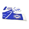 Blue-White - Back - Chelsea FC Unisex Vertigo Jacquard Knitted Scarf