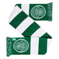 Green-White - Front - Celtic FC Official Bar Jacquard Scarf