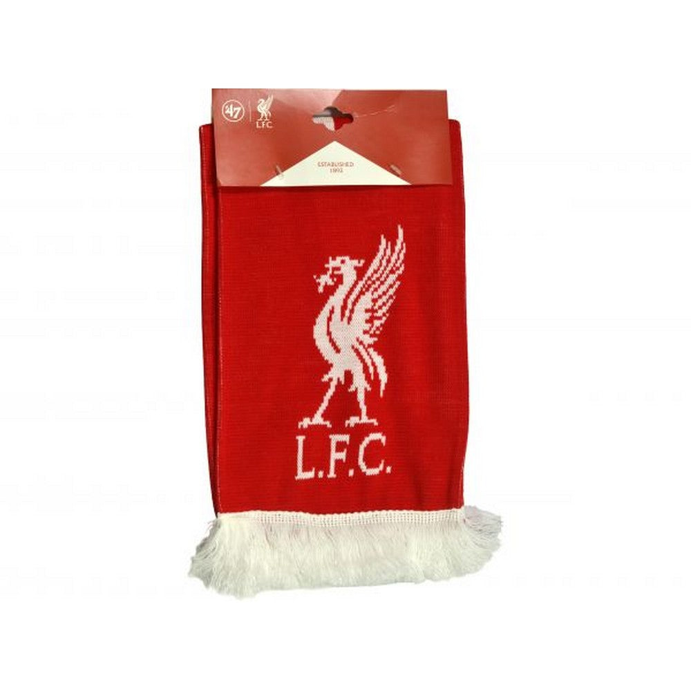 Red-White - Back - Liverpool FC Official Gold Standard 2018 Jacquard Knit Scarf