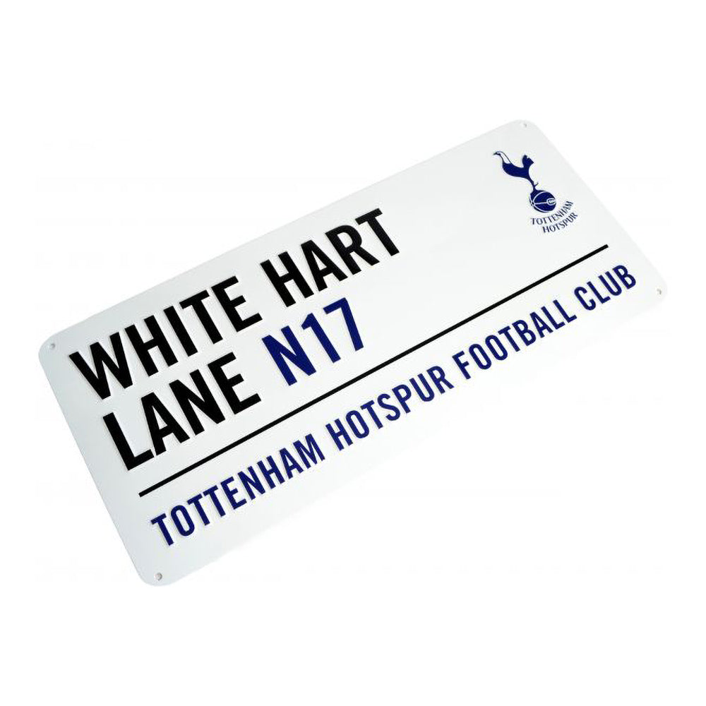 White-Black - Back - Tottenham Hotspur FC  Official White Hart Lane Street Sign