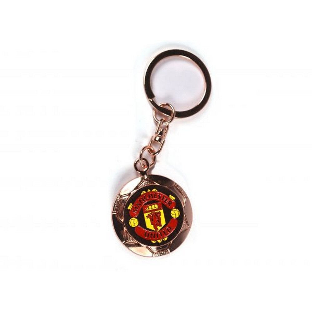 Red-Yellow - Front - Manchester United FC Official Football Keyring