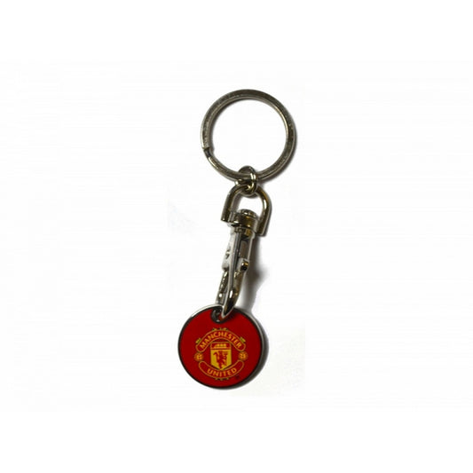 Red-Yellow - Front - Manchester United FC Official Football Trolley Keyring