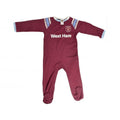 Maroon - Front - West Ham United FC Baby Sleep Suit 2018