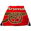 Red - Side - Arsenal FC Pulse Design Fleece Blanket