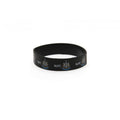 Black - Front - Newcastle United FC Silicone Wristband