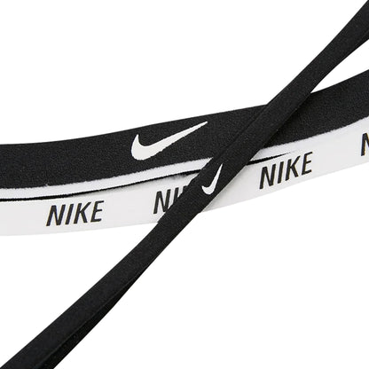 Black-White - Back - Nike Mixed Width Headbands 3 Pack