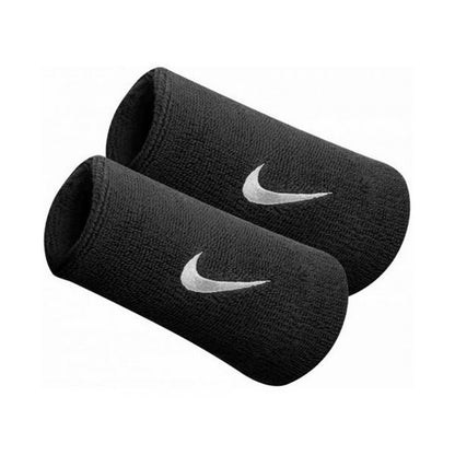 Black - Back - Nike Swoosh Wristbands (Set Of 2)
