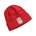 Red - Front - Liverpool FC Official Adults Knitted Turn Up Hat