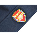 Navy - Back - Arsenal FC Crest Knitted Turn Up Hat