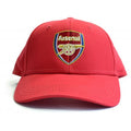 Red - Front - Arsenal FC Crest Baseball Cap