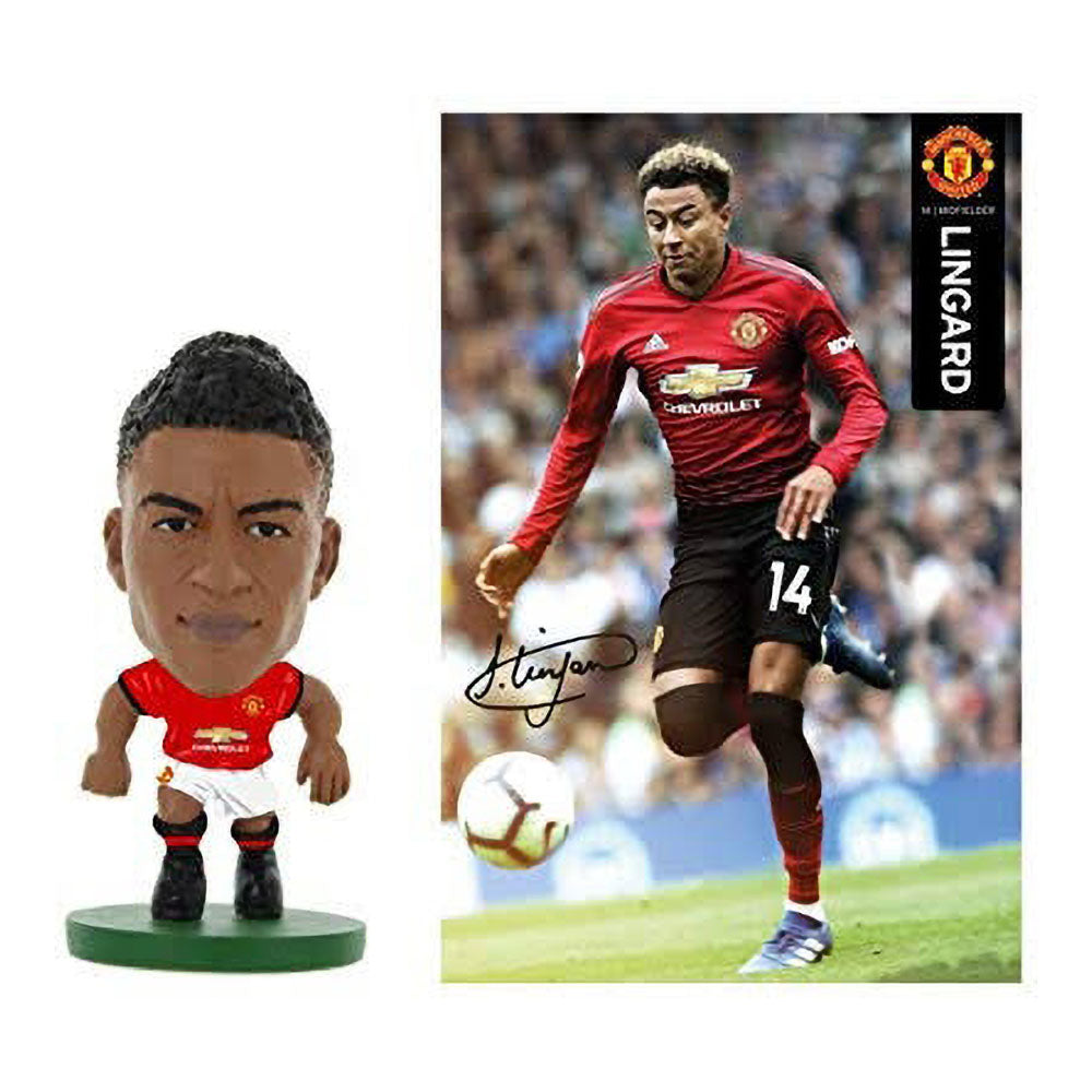 Red - Back - Manchester United Jesse Lingard 2019 Soccerstarz Model