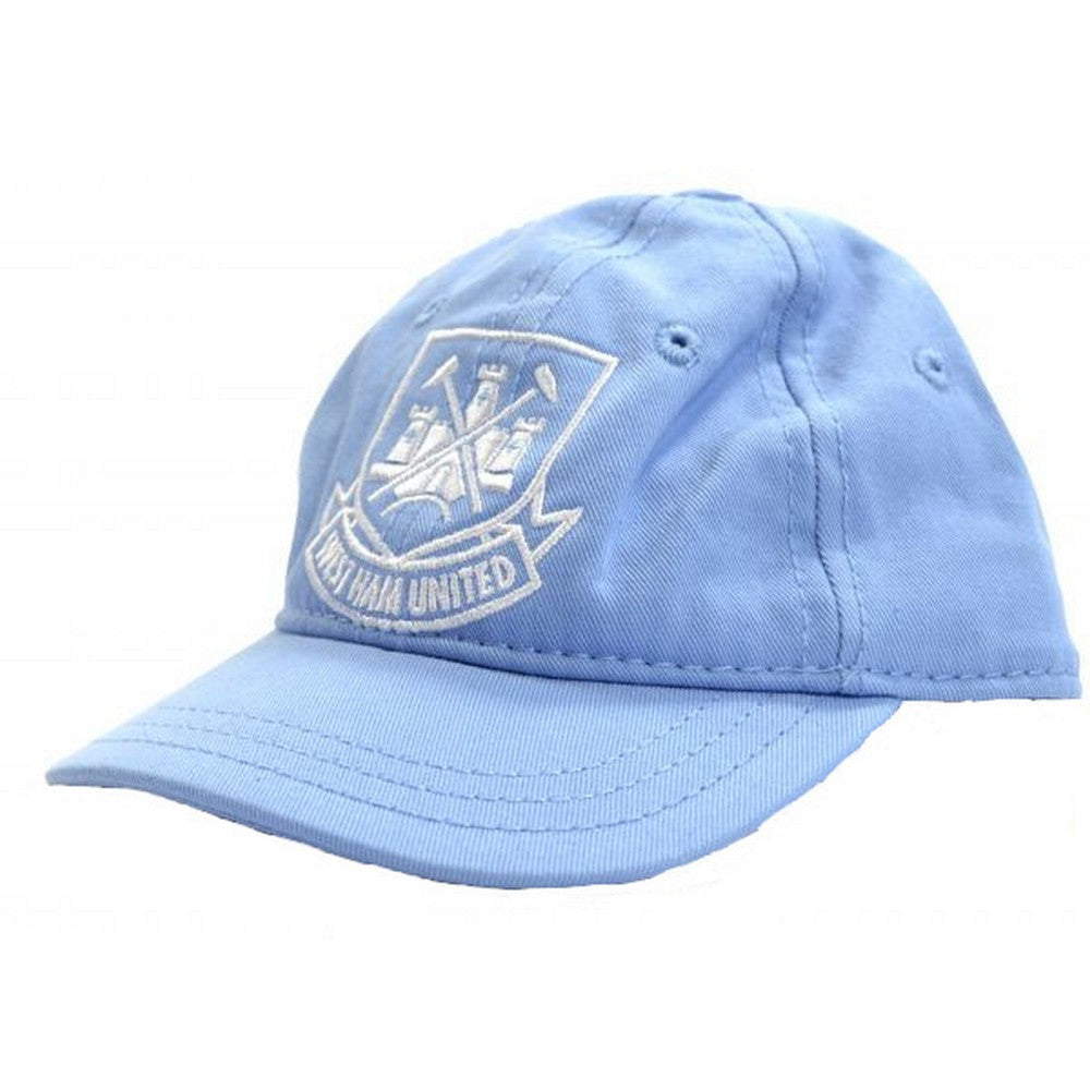 Sky Blue - Front - West Ham United FC Toddlers Crest Toddlers Baseball Cap