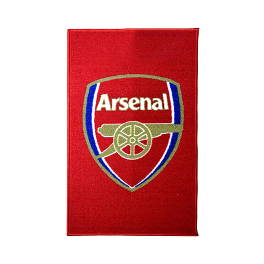 Red-Gold - Front - Arsenal FC Official Football Crest Rug