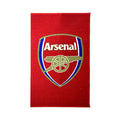 Red-Gold - Front - Arsenal FC Official Football Crest Rug