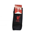 Grey-Red - Back - Liverpool FC Childrens-Kids Logo Socks