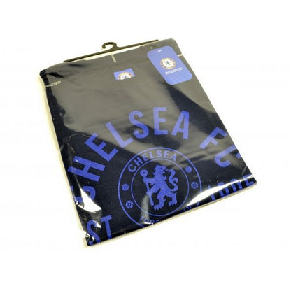 Navy - Side - Chelsea FC Unisex Adult T-Shirt
