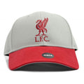 Grey-Red - Front - Liverpool FC Unisex Adult Two Tone Baseball Cap