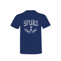 Navy - Front - Tottenham Hotspur FC Unisex Adult T-Shirt