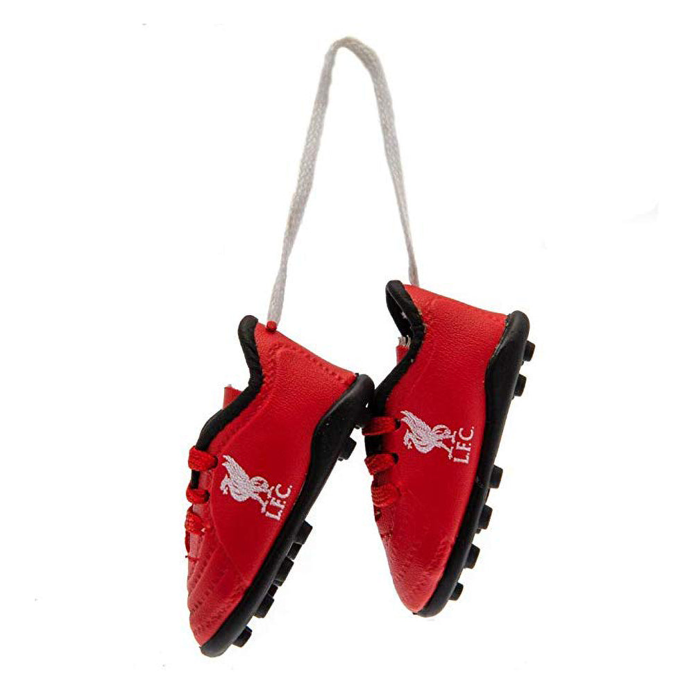 Red-Black - Back - Liverpool FC Official Football Boots Car Mirror Hanger