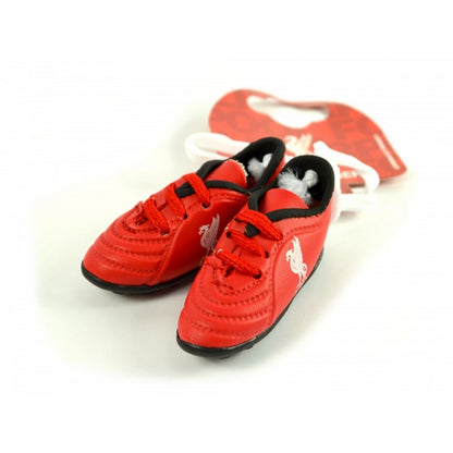 Red-Black - Front - Liverpool FC Official Football Boots Car Mirror Hanger