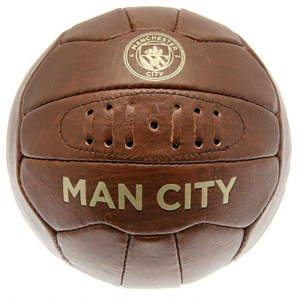 Brown - Front - Manchester City FC Retro Heritage Football