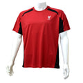 Red-Black - Back - Liverpool FC Childrens-Kids Panel Polyester T-Shirt