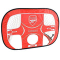 Red-White - Back - Arsenal FC 2 in 1 Pop Up Football Goal