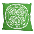 Green-White - Front - Celtic FC Crest Cushion