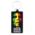 Multicoloured - Front - Bob Marley Rubber Keyring