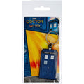 Blue - Back - Doctor Who Tardis Rubber Keyring
