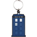 Blue - Front - Doctor Who Tardis Rubber Keyring