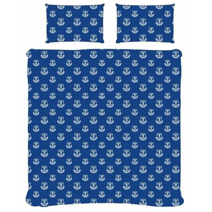 White-Royal Blue - Back - Everton FC Pulse Duvet Cover Set