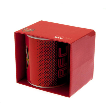 Red-Blue-White - Pack Shot - Arsenal FC Official Football Fade Design Mug