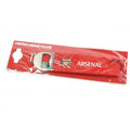 Red - Back - Arsenal FC Crest Stainless Steel Magnetic Bottle Opener