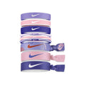 Purple-Pink-Lilac - Front - Nike Logo Headband (Pack of 9)