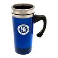 Blue-Silver - Back - Chelsea FC Official Football Travel Mug