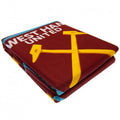 Claret Red-Sky Blue - Side - West Ham United FC Reversible Duvet Cover Set