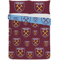 Claret Red-Sky Blue - Lifestyle - West Ham United FC Reversible Duvet Cover Set